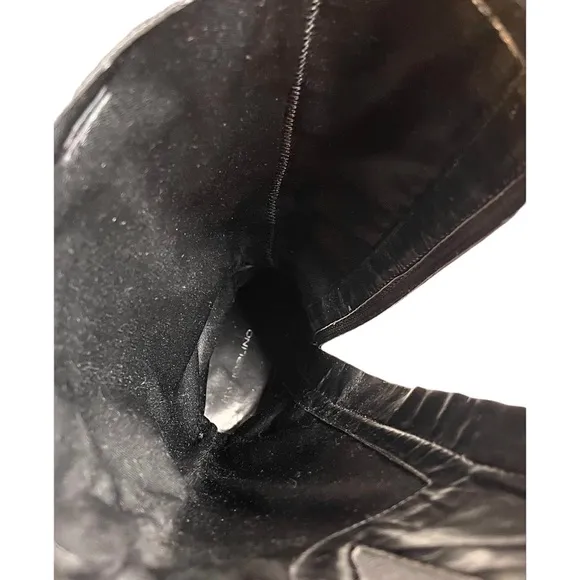 🎉 HP! ❤️ Bandolino Cazadora Black Leather Riding Boots