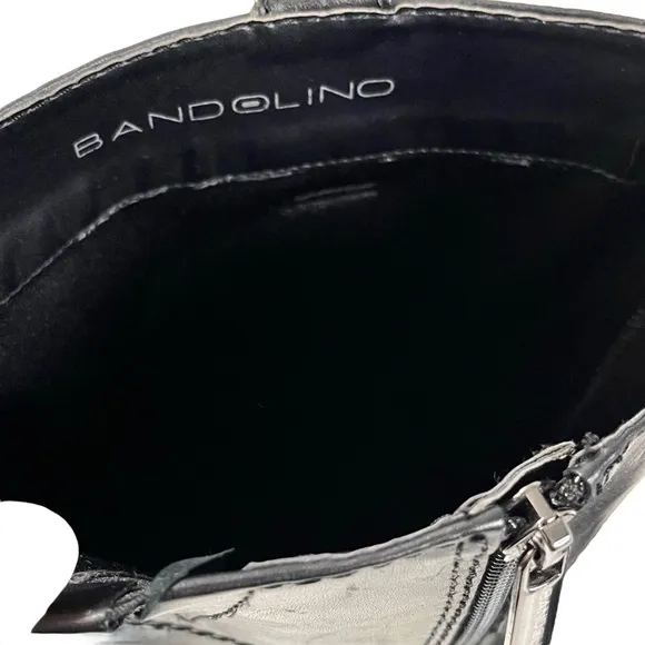 🎉 HP! ❤️ Bandolino Cazadora Black Leather Riding Boots