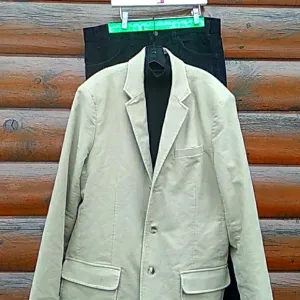 ⚜️  L.L. BEAN PLAID Lined SPORT  BLAZER  ” EUC  100% COTTON EPLC
