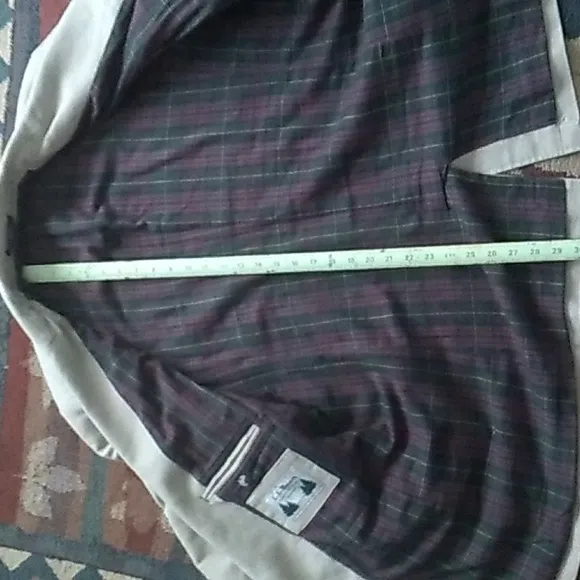 ⚜️  L.L. BEAN PLAID Lined SPORT  BLAZER  ” EUC  100% COTTON EPLC