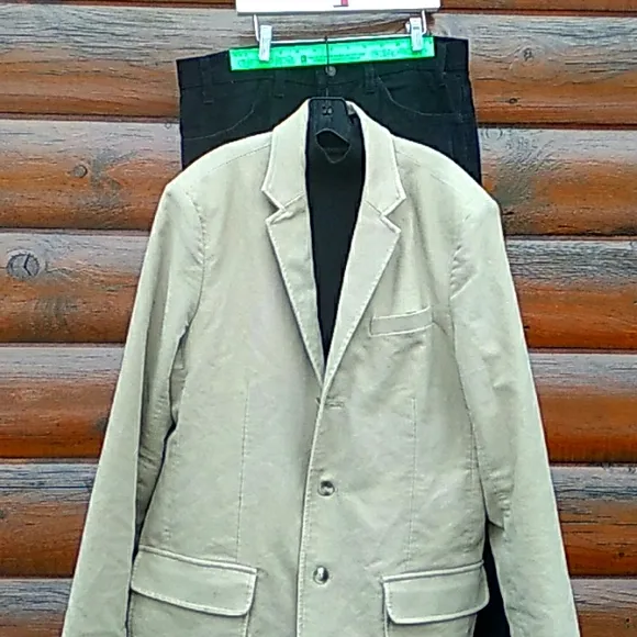 ⚜️  L.L. BEAN PLAID Lined SPORT  BLAZER  ” EUC  100% COTTON EPLC