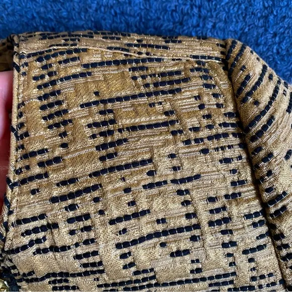 ⭐️ MANGO GOLD BLACK METALLIC BLAZER JACKET!