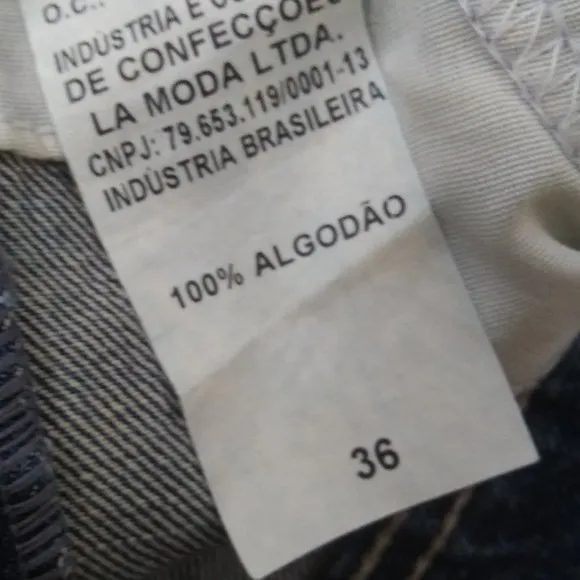 - NWOT Lanca Perfume sexy distressed cotton denim mini skirt lots of branding