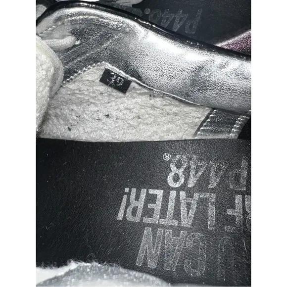 ▶️ P448 ◀️ You Can Surf later Black Croc Patent Leather. Size EU 39 US 8.5 / 9