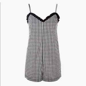 🖤 TOPSHOP Gingham Romper | Size 10 | Black/White | NWT 🖤