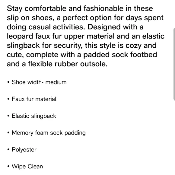 10. Steve Madden leopard print faux fur slingback shoes