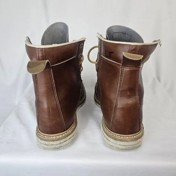 1950s–60s L.L. Bean Leather fly fishing Boots Men’s 11 Made in USA Vintage