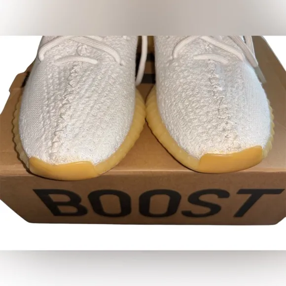 2017 Yeezy Boost 350 V2 ‘Cream White / Triple White’ Reflective Shoes EUC