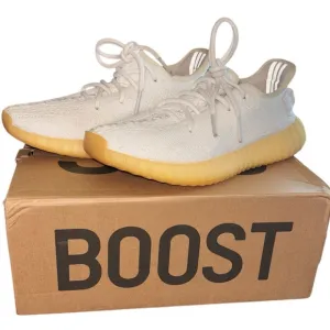2017 Yeezy Boost 350 V2 ‘Cream White / Triple White’ Reflective Shoes EUC
