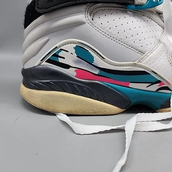 2018 Air Jordan Retro 8 South Beach Men’s Size 11 Retro Sneaker Shoe Hight Top