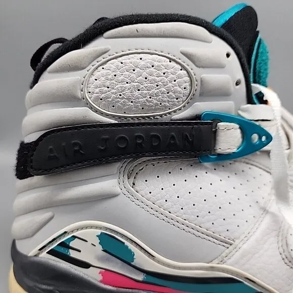 2018 Air Jordan Retro 8 South Beach Men’s Size 11 Retro Sneaker Shoe Hight Top