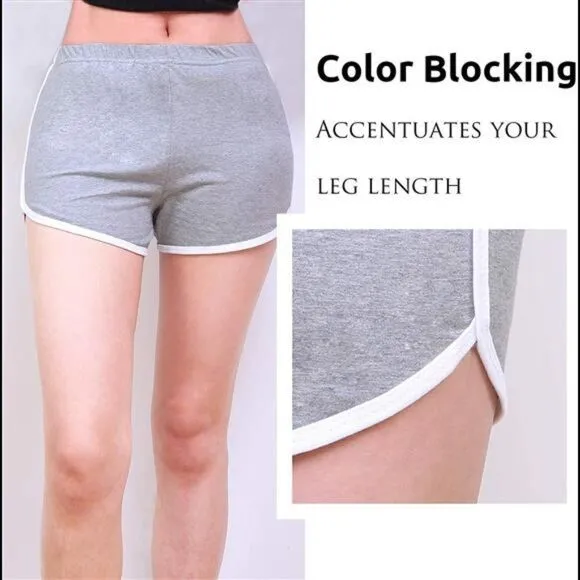 2 Pack Cotton Sport Shorts Yoga  Athletic Shorts