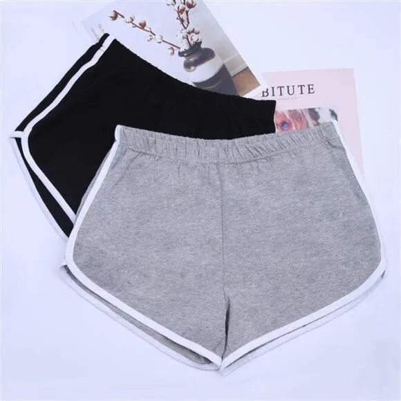 2 Pack Cotton Sport Shorts Yoga  Athletic Shorts