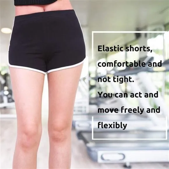 2 Pack Cotton Sport Shorts Yoga  Athletic Shorts