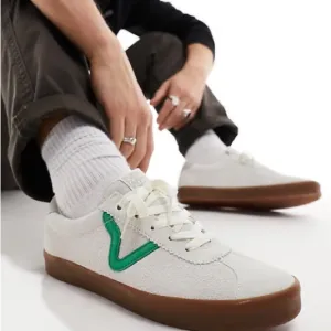 #43❤️ Brand new Vans Sport Low sneakers in off-white and green with gum sole