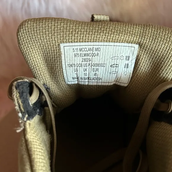 5.11 McClane Mid Tactical Men's Tan Shoes