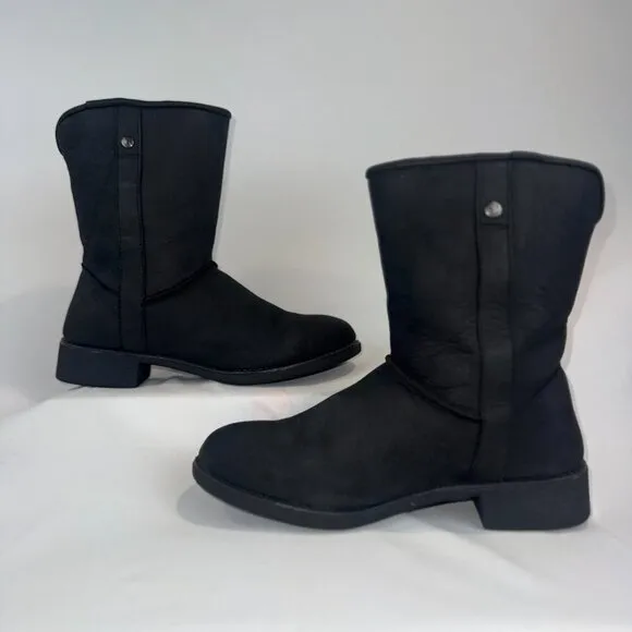 ABEO Pro Burlington Oiled Leather Shearling Boots