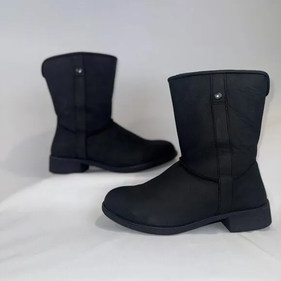 ABEO Pro Burlington Oiled Leather Shearling Boots