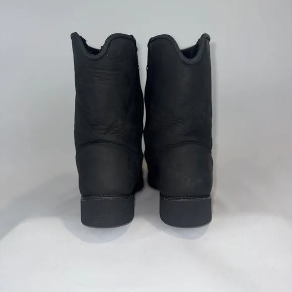ABEO Pro Burlington Oiled Leather Shearling Boots