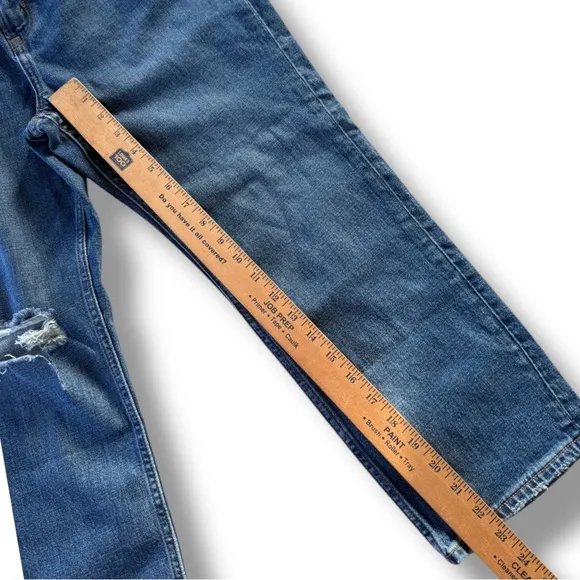 Abercrombie Curve Love Ultra High Rise Ankle Straight Jean Size 28 Short NWT
