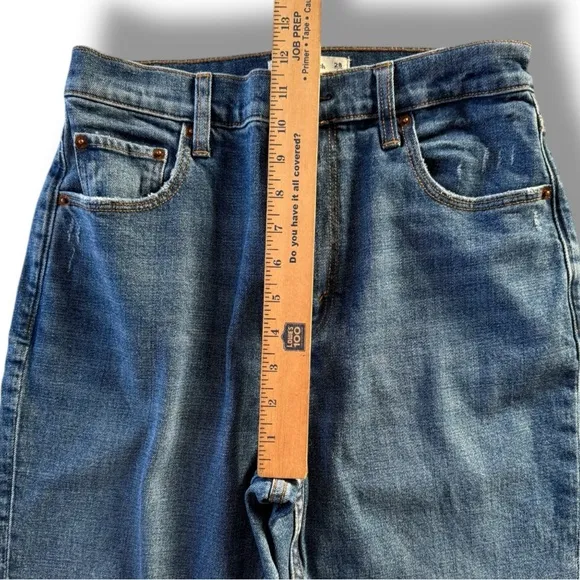 Abercrombie Curve Love Ultra High Rise Ankle Straight Jean Size 28 Short NWT