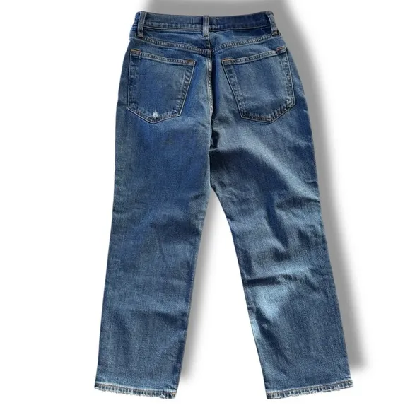 Abercrombie Curve Love Ultra High Rise Ankle Straight Jean Size 28 Short NWT