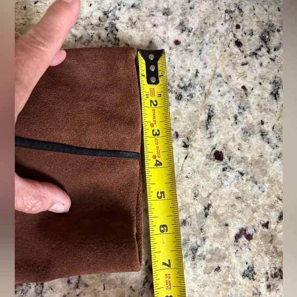 AD &amp; Daughters Vero Curio Theodorah Knee High Suede Block Heel Boots Size 7.5