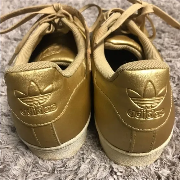 Addidas Limited Rare Gold Superstar Kicks Mens 6.5