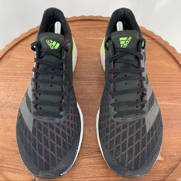 Adidas Adizero Adios 5 Mens Shoes Black/Signal Green size 11