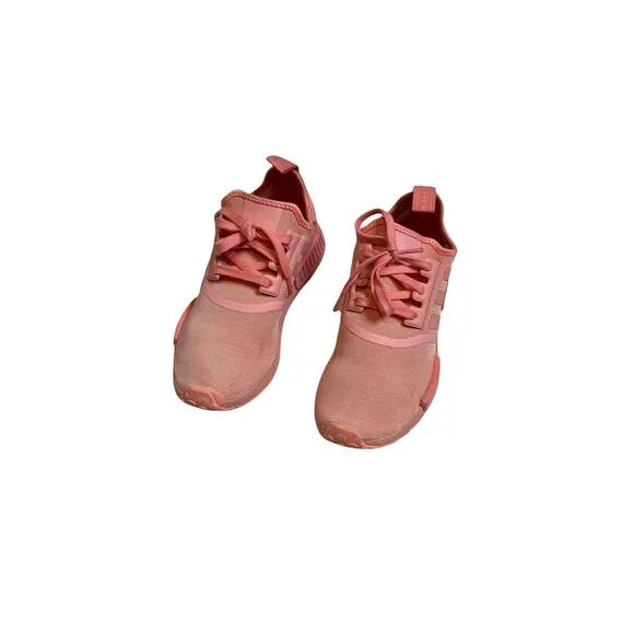 adidas boost pink lace up NMD_R1 Sneakers Shoes sport size 7 sneakers