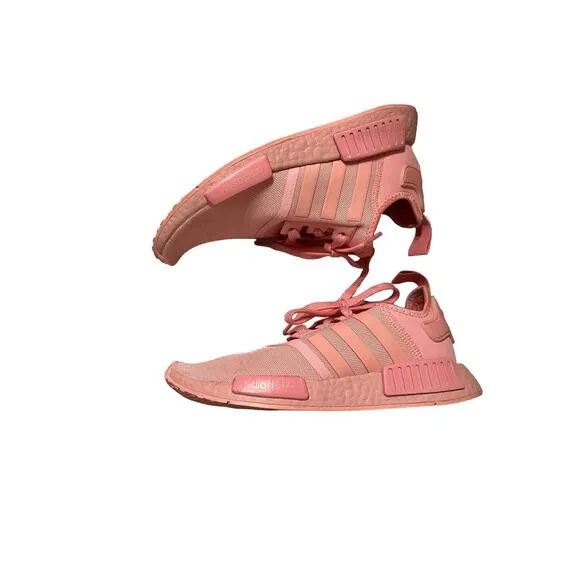 adidas boost pink lace up NMD_R1 Sneakers Shoes sport size 7 sneakers