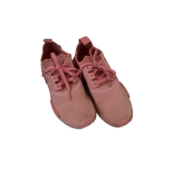 adidas boost pink lace up NMD_R1 Sneakers Shoes sport size 7 sneakers