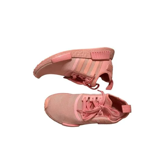 adidas boost pink lace up NMD_R1 Sneakers Shoes sport size 7 sneakers