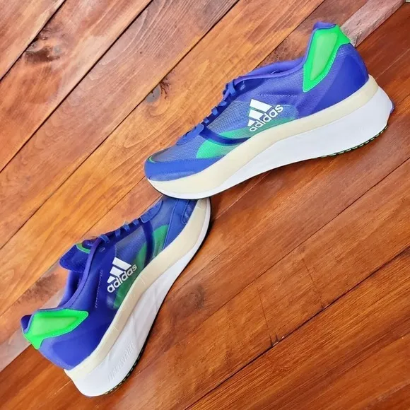 Adidas Boston 10 Shoes Men‎ 10 Lightstrike Pro Running Sonic Ink Blue Green