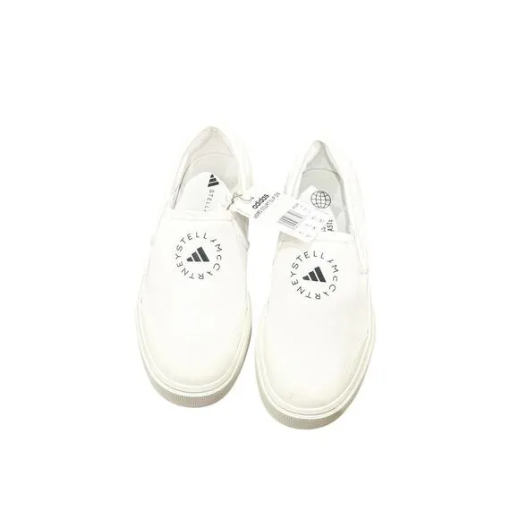 Adidas by Stella Mccartney Court Slip-On Sneaker Canvas Shoes Size 6.5 NWT