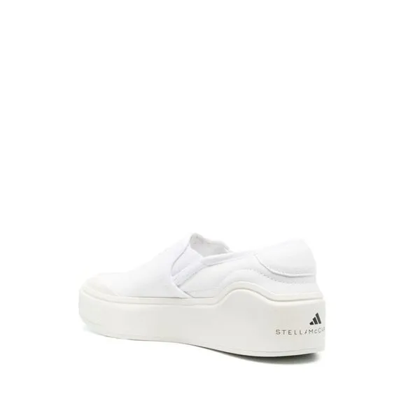 Adidas by Stella Mccartney Court Slip-On Sneaker Canvas Shoes Size 6.5 NWT
