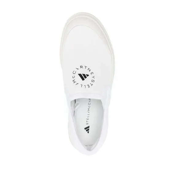 Adidas by Stella Mccartney Court Slip-On Sneaker Canvas Shoes Size 6.5 NWT