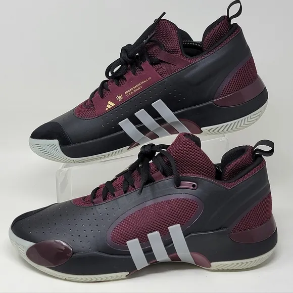 Adidas D.O.N. Issue 5 Basketball Shoes Team Maroon 2/Black Men's Size 11.5 New
