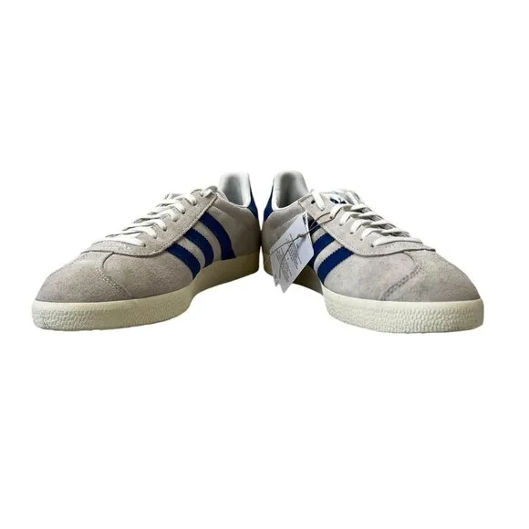 Adidas Gazelle A-Club Manchester United Cream Blue Shoes IH2633 Men's Size 8.5