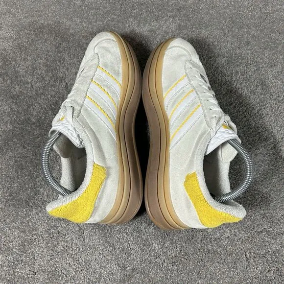 Adidas Gazelle Bold Ivory Bold Gold IH9929 Athletic Shoes Sneakers Women’s Sz 9