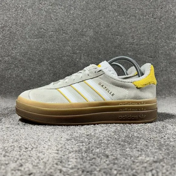 Adidas Gazelle Bold Ivory Bold Gold IH9929 Athletic Shoes Sneakers Women’s Sz 9