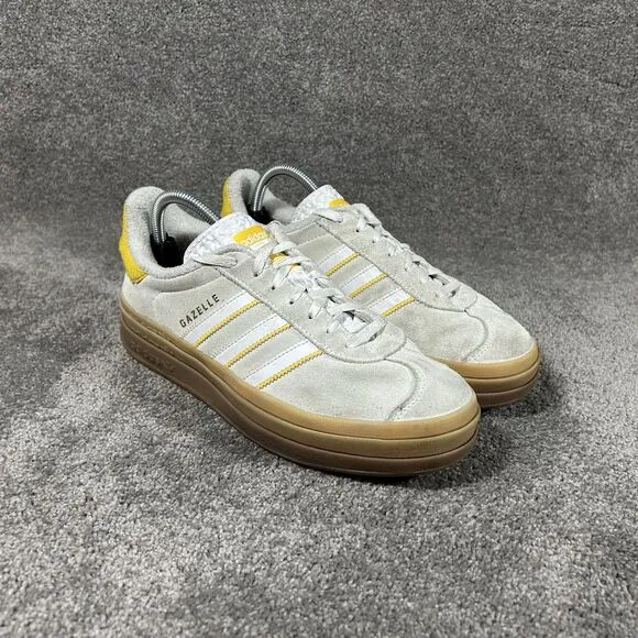 Adidas Gazelle Bold Ivory Bold Gold IH9929 Athletic Shoes Sneakers Women’s Sz 9