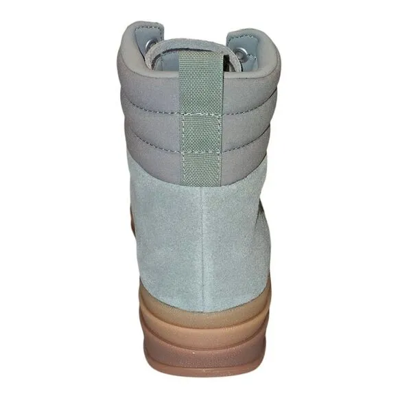 Adidas Gazelle Boots Silver Green Gum Women's Fashion Shoes ID6982 Size 6