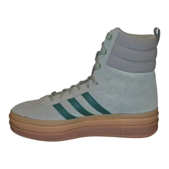 Adidas Gazelle Boots Silver Green Gum Women's Fashion Shoes ID6982 Size 6