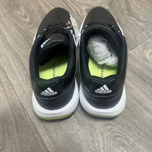 Adidas Golf Shoes Spiked Black White Performance Comfort Size Youth 4.5