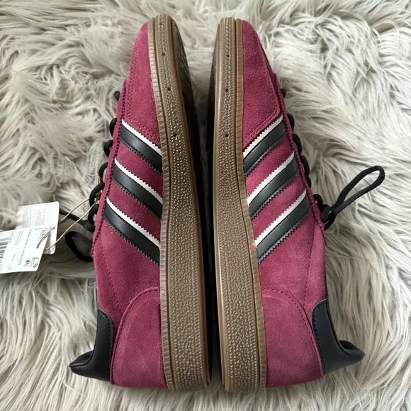 ADIDAS Handball Spezial Shoes Maroon / Core Black / Crystal White Size 9…