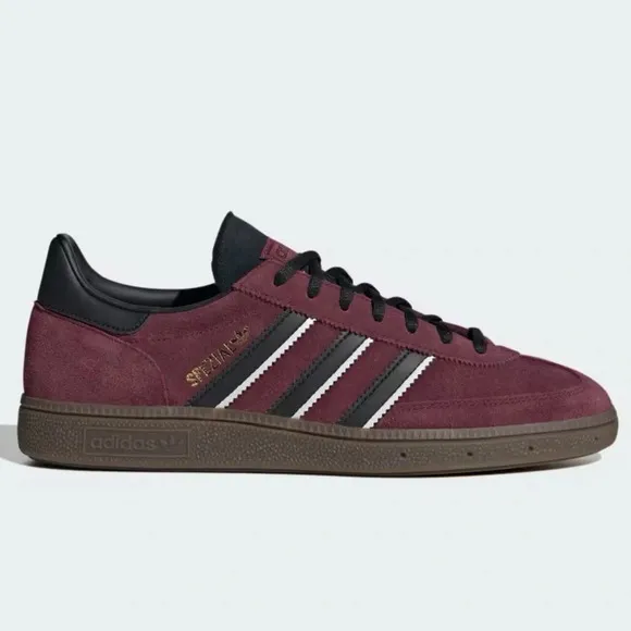 ADIDAS Handball Spezial Shoes Maroon / Core Black / Crystal White Size 9…