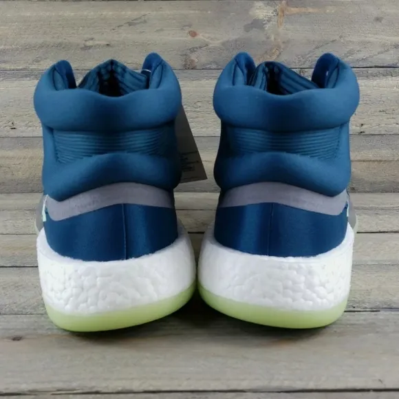 adidas Marquee Boost Basketball Shoes Teal/Grey
