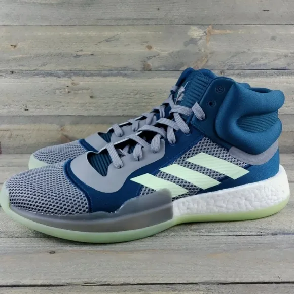 adidas Marquee Boost Basketball Shoes Teal/Grey