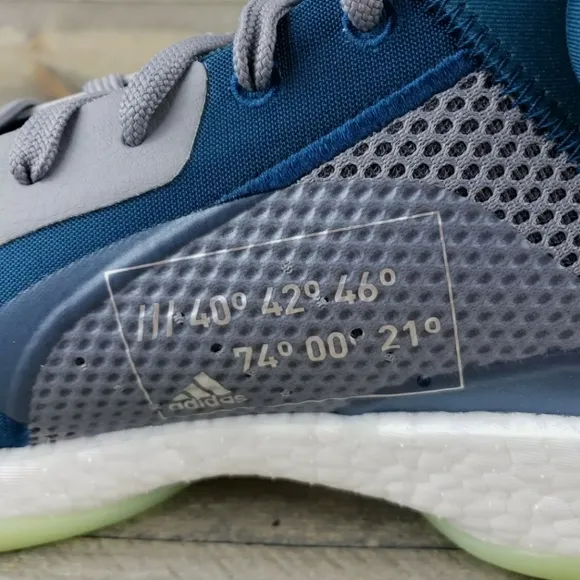 adidas Marquee Boost Basketball Shoes Teal/Grey